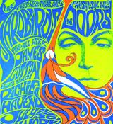 Illustration
- Bonnie MacLeans Plakat “Bill Graham Presents The Yardbirds, The Doors, James Cotton Blues Band, Richie Havens”, San Francisco 1967.  Foto: Kunsthalle Wien 

