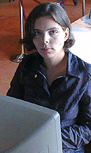 Olia Lialina bei der Ars Electronica 1999 / �Bild: ORF/Simon Hadler