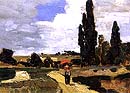 Tina Blau: Sommer in Heiligenstadt, 1905 (Zum Vergrößern Anklicken)