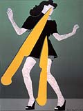 Kiki Kogelnig: It hurts with A Knife, 1974/76 (Zum Vergrößern Anklicken)