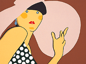 Lady with Hat, 1980