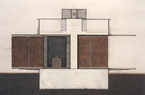 Haus f�r die St�be, Vorderansicht, 1999