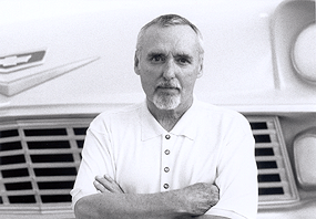 Dennis Hopper sieht sich in einer Reihe mit Jackson Pollock, Marcel Duchamp und Cezanne. / �Bild: Sattmann / MAK