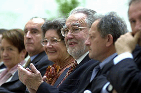 Bildungsministerin Elisabeth Gehrer, Bundespr�sident Thomas Klestil, Elisabeth und Rudolf Leopold / �Bild: APA