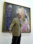 Rudolf Leopold vor Klimts 