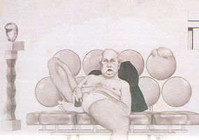 Ashley Bickerton: The Patron, 1997