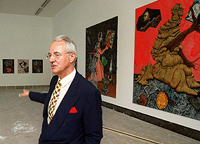 Karlheinz Essl in seinem Museum, November 2001 / ©Bild: APA