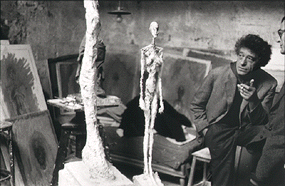 Alberto Giacometti in seinem Pariser Atelier 1958 / ©Bild: Inge Morath / Magnum Photos