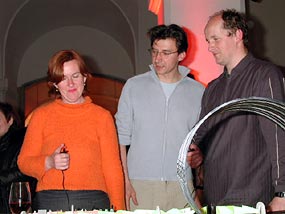 Vitus Weh (mitte) erdachte die 