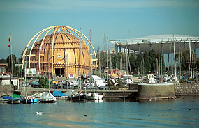 Le Palais de l'Equilibrie in Neuchatel