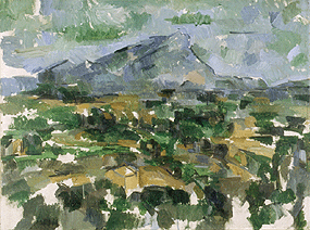 Montagne Sainte-Victoire, um 1904/06 (Zum Vergr��ern anklicken)