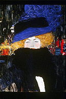 Dame mit Hut und Boa, um 1910 / �Bild: APA