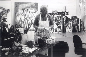 Karel Appel (Zum Vergr��ern anklicken)