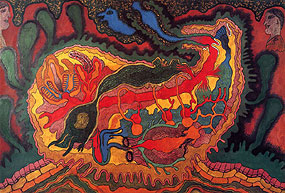 Peter Pongratz, Nilpferdfallenpflanze, 1969 / �Bild: VBK Wien