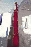 Die rote S�ule (1988) / �Bild: Siegfried Anzinger