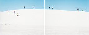 Walter Niedermayr, White Sands I, 2001 / �Bild: Galerie Meyer Kainer, Wien