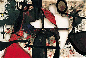 Verbrannte Leinwand II, 1973