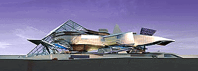 Modell: Mus�e de Confluences (Lyon) / �Bild: Coop Himmelb(l)au