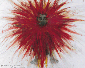 Arnulf Rainer, Selbstbegr�bnis oder Christusleid, Christusfreud, 1969/74