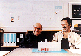 Gustav Peichl und Manfred Deix, 2000 / �Bild: W. Thaler