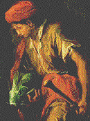 Tobias mit dem Engel Raphael (Zum Vergr��ern anklicken)