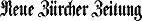 Logo Neue Z�rcher Zeitung