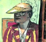 Illustration
- Max Beckmann: Selbstporträt (Gouache auf Pappe, 1938).  Foto: VG Bild-Kunst, Bonn 
