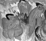 Illustration
- Karl Schmidt-Rottluffs „Drei Akte“ (Dünenbild aus Nidden), 1913  Foto: VG Bild-Kunst 
