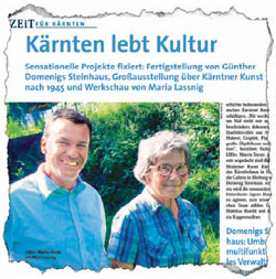 Faksimile: "Zeit für Kärnten"