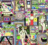 Illustration
- Dorothy Iannones “At Home” aus 1969.  Foto: Kunsthalle 
