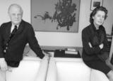 Illustration
- Nach Jahrzehnten im Ulysses geehrt: John Sailer und Gabriele Wimmer.  Foto: Dreissinger 
