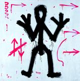 Illustration
- A. R. Pencks „STANDART“ aus 1970 bis 1972.  Foto: A.R. Penck, courtesy Galerie Michael Werner 