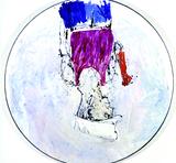 Illustration
- Georg Baselitz: „Einer malt mein Porträt“ aus 2002.  Foto: Georg Baselitz /Albertina, Wien 