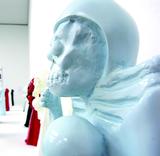 Illustration
- „A Makeover for Santa Muerte“ (2006) eine Installation von Pedro Reyes, kommentiert den Tod aus lateinamerikanischer Sicht.  Foto: Kunsthalle Wien/Urusla Leitgeb 