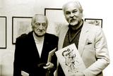 Illustration
- In Krems geehrt: Der verstorbene Maler Adolf Frohner (r.), hier mit Carry Hauser.  Foto: Archiv Adolf Frohner 