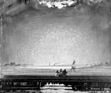 Erhabene Lichtstimmungen, aus der Leinwand herausgekratzt und geschabt: Der norwegische Außenseiter Peder Balke, "Mondlicht", 1870er-Jahre. Foto: Thomas Widerberg