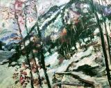 "Der Herzogstand am Walchensee im Schnee" (1922): Lovis Corinth, wie man ihn kaum kennt. Foto: Belvedere