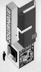 Herbert Bayer: Zeitungskiosk (1924). Foto: VBK Wien 2009