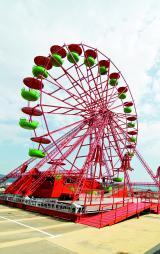 Das Höhenrausch-Riesenrad ist mittlerweile ein Wahrzeichen geworden. Nun wurde es abgebaut. Foto: O. Saxinger