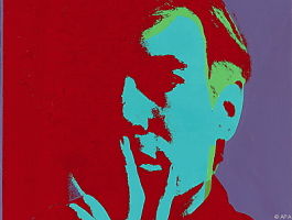 So portr�tierte sich Warhol selbst