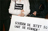 Laute Schreie bei der Belvedere-Präsentation der "Intervention: Werner Reiterer. Breath"