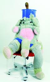 Animalisch: "Bürohengst" von gelitin. Foto: Kunsthalle