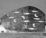 Das Mumok im Museumsquartier, bespielt von Peter Kogler. Foto: apa