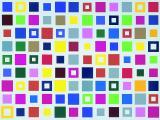 Gerwald Rockenschaub: "Color foil on Alucore" (1999) aus der Daimler Kunst Sammlung zu Gast im Museum Moderner Kunst in Wien. Foto: Gerwald Rockenschaub