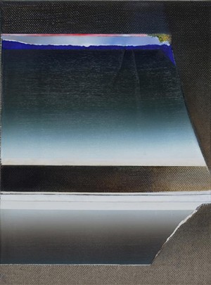 Artikelbild: Malerei wie ein Prozess, der sich in Schichten ablesen lässt: Svenja Deininger, Ohne Titel (2010, Öl auf Leinwand, 28 x 21 cm).  - Foto: Galerie Martin Janda