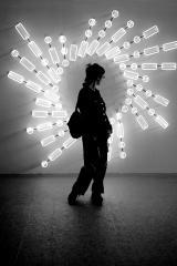 Brigitte
 Kowanz’ "Morsealphabet", 1998/2005. Foto: Brigitte Kowanz