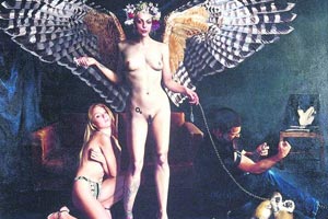 Foto: Olbricht Collection Artikelbild: Egal ob Kunst, Kitsch oder bloß Kurioses: Thomas Olbricht sammelt, was in ihm die Abenteuerlust weckt. Etwa David Nicholsons Monumentalgemälde "Recovery" aus dem Jahr 2003. - Foto: Olbricht Collection