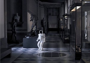 Artikelbild: Asimo, menschenähnlicher Roboter: zu sehen bei der diesjährigen Ars Electronica. - Foto: APA