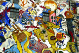 Kunst ist in Berlin 
allgegenwärtig, egal ob in Galerien oder wie hier an der Hausmauer des 
ehemaligen Kaufhaus Tacheles in der Oranienburgerstraße. Foto: 
bilderbox