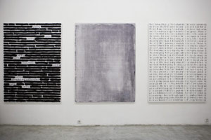 Artikelbild: Aneignung und Transformation: Arbeiten aus Roman Pfeffers Serie 
"Correction of Monk's Mark Rothko". - Foto: Galerie Amer Abbas